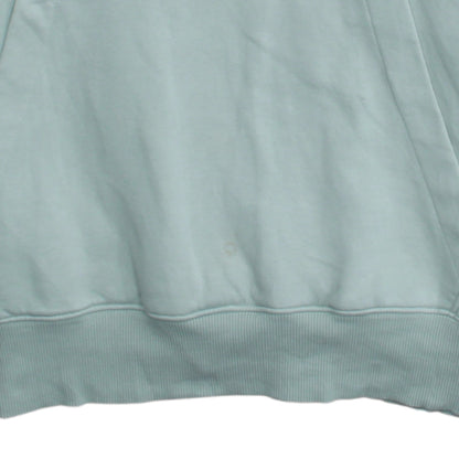 Adidas Women’s Mint Green Pullover Hoodie Size S Logo Cotton Blend