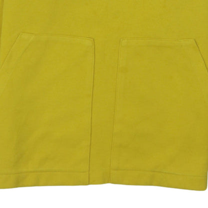 Puma Womens Yellow Pullover Hoodie Sweatshirt Size S Casual Cotton Blend