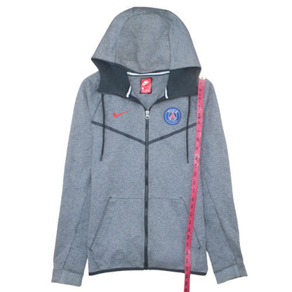 Nike Men’s Grey Full Zip Hoodie Small Regular Fit Sportswear