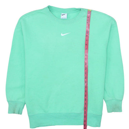 Nike Women’s Green Crew Neck Pullover Sweatshirt M