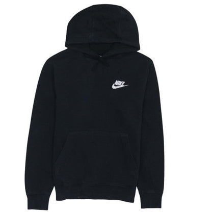 Nike Men's Black Pullover Hoodie Size S Fleece Logo Sportswear