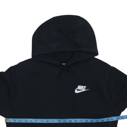 Nike Men's Black Pullover Hoodie Size S Fleece Logo Sportswear