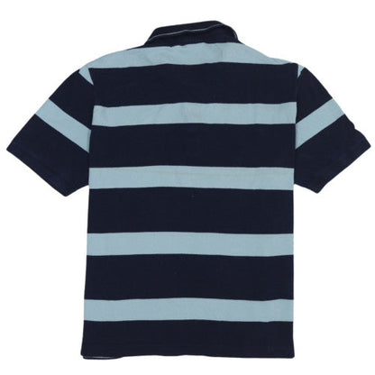 Lacoste Men's Blue Striped Cotton Polo Shirt 3XL Regular Fit