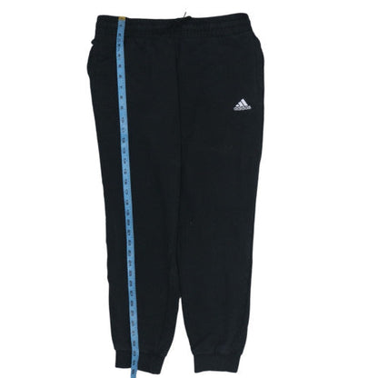 Adidas Womens Black Jogger Trousers M Cotton Blend Sportswear