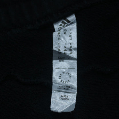 Adidas Womens Black Jogger Trousers M Cotton Blend Sportswear