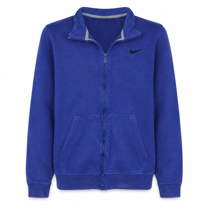 Nike Men's Blue Full Zip Fleece Sweatshirt L