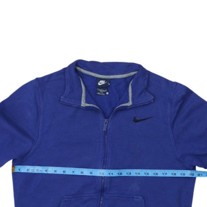 Nike Men's Blue Full Zip Fleece Sweatshirt L