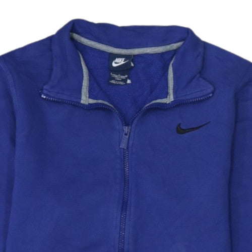 Nike Men's Blue Full Zip Fleece Sweatshirt L