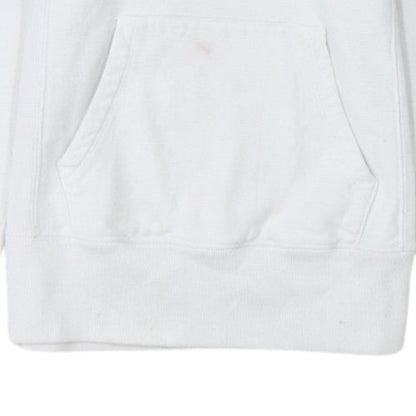 Champion Women's White Small Pullover Hoodie with Logo