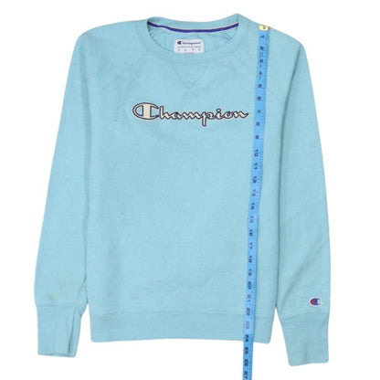 Champion Women's Blue Crew Neck Pullover Sweatshirt M