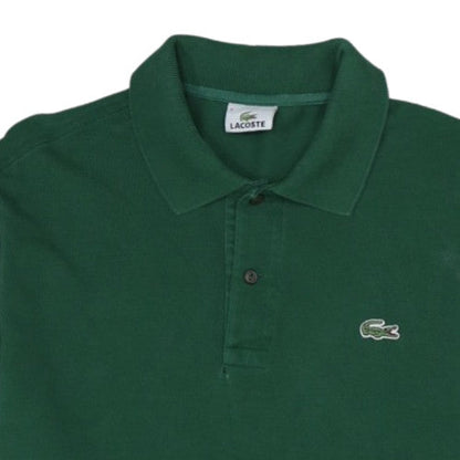 Lacoste Men's Green Cotton Short Sleeve Polo Shirt Size L