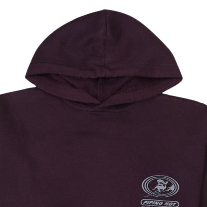 Piping Hot Women's Purple Pullover Hoodie Size 16 Graphic Print
