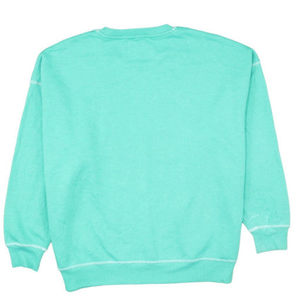 Primark Disney Women's Green Mickey & Pluto Crew Neck Sweatshirt Size M 12/14