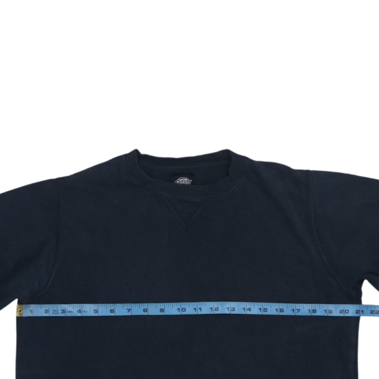 Dickies Men's Blue Crew Neck Cotton Pullover Sweatshirt Medium