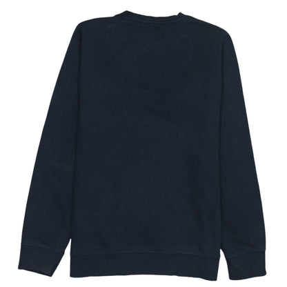 Dickies Men's Blue Crew Neck Cotton Pullover Sweatshirt Medium