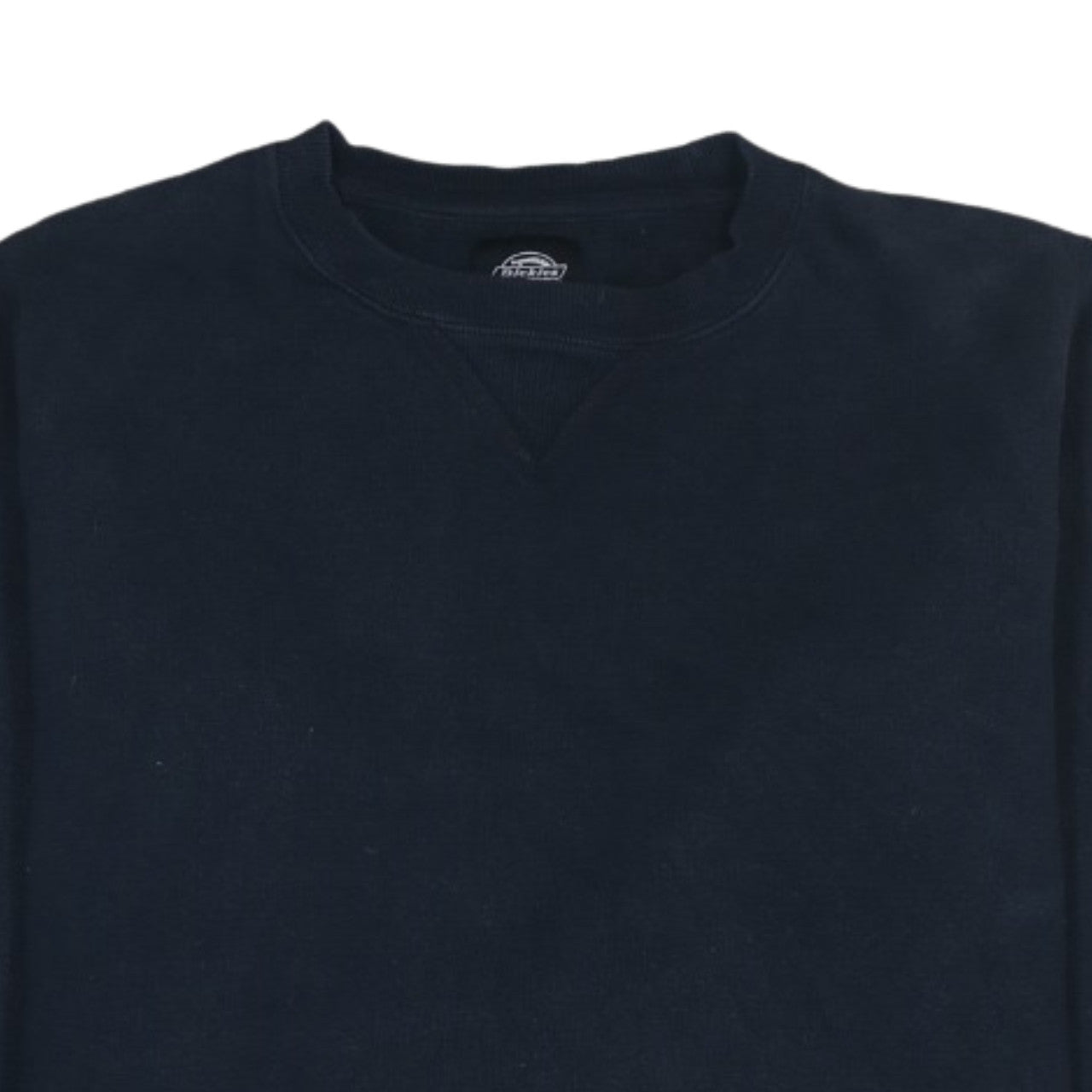 Dickies Men's Blue Crew Neck Cotton Pullover Sweatshirt Medium