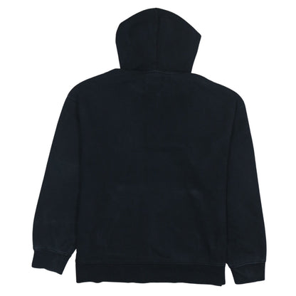 Calvin Klein Womens Black Relaxed Fit Cotton Pullover Hoodie XS