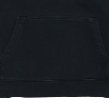 Calvin Klein Womens Black Relaxed Fit Cotton Pullover Hoodie XS