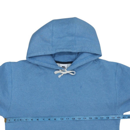 Nike SB Women's Blue Pullover Hoodie Small Relaxed Fit Cotton Blend