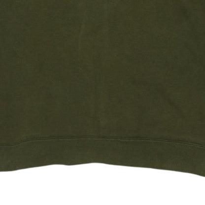 Nike Mens Green 1/4 Zip Fleece Sweatshirt XXL Regular Fit