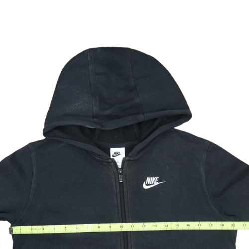 Nike Boys Black Full Zip Hoodie XL 158-170cm - Hooded Sweatshirt
