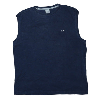 Nike Men’s Blue Sleeveless Tank Top XL Regular Fit