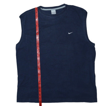 Nike Men’s Blue Sleeveless Tank Top XL Regular Fit