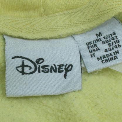 Disney Primark Women Yellow Winnie the Pooh Pullover Hoodie Size M 12/14