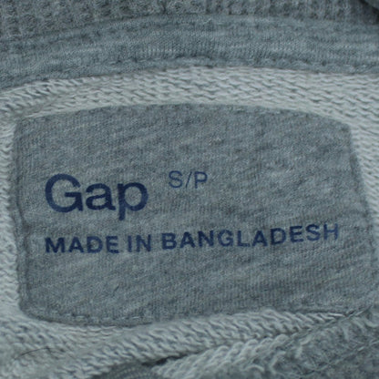 GAP Men’s Grey Full Zip Hoodie S Regular Fit Cotton Fleece