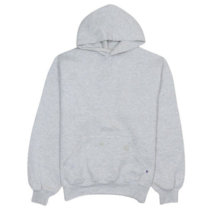 Russell Athletic Mens Grey L Pullover Hoodie Fleece Sweatshirt