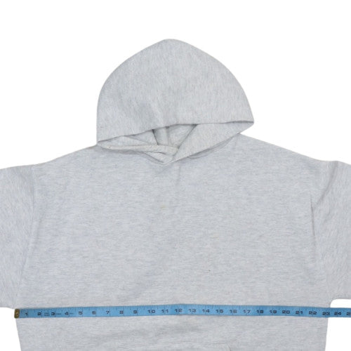 Russell Athletic Mens Grey L Pullover Hoodie Fleece Sweatshirt