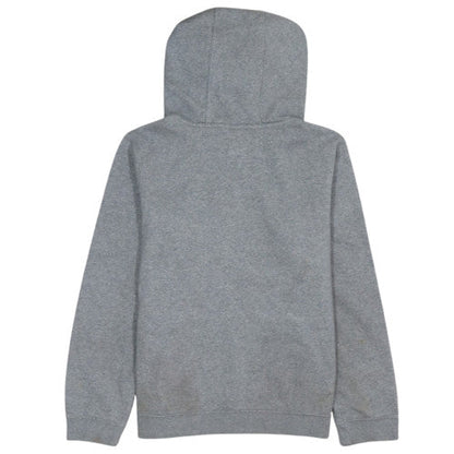 Nike Boys Grey XL Pullover Hoodie with Logo Print Sweatshirt