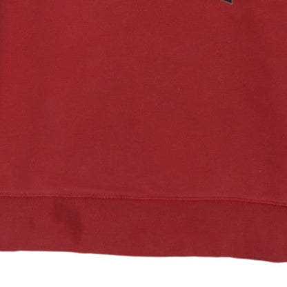 GAP Women Red Logo Crew Neck Pullover Sweatshirt Size S