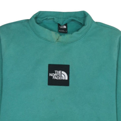 The North Face Mens Green Pullover Crew Neck Sweatshirt M