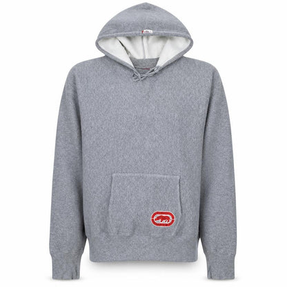 Ecko Red Men's Grey XL Pullover Hoodie Embroidered Logo