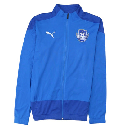 Puma Men's Blue Full Zip Charlotte Soccer Academy Sweatshirt M