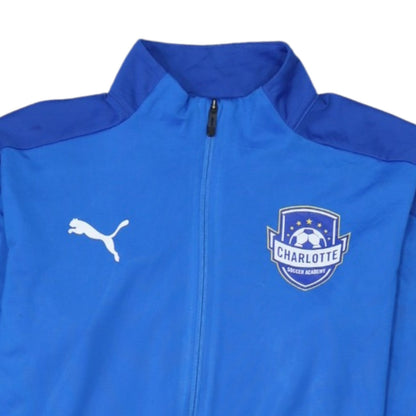 Puma Men's Blue Full Zip Charlotte Soccer Academy Sweatshirt M