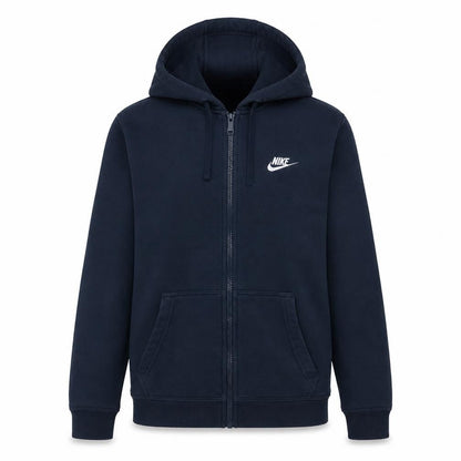 Nike Men's Blue Full Zip Hoodie Size S Fleece Sportswear