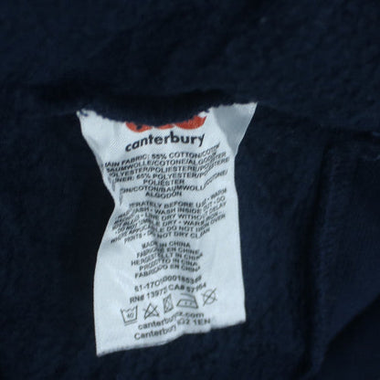 Canterbury Men's Blue Pullover Hoodie L Rugby Sports Fleece