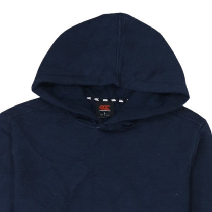 Canterbury Men's Blue Pullover Hoodie L Rugby Sports Fleece