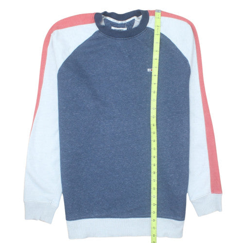 Tommy Jeans Men's Blue Crew Neck Sweatshirt Size S Regular Fit