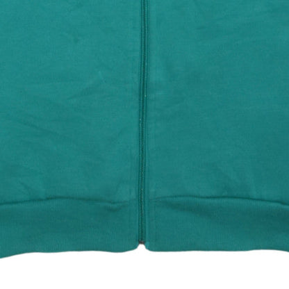 Fila Women's Green Full Zip Hoodie XL Polyester Cotton Blend