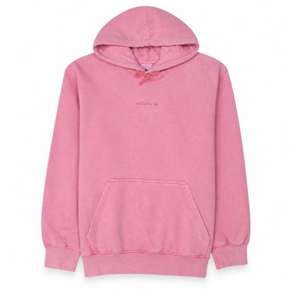 Adidas Women's Pink Pullover Hoodie Size 12 Cotton Casual Sweatshirt