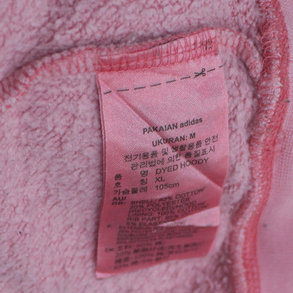 Adidas Women's Pink Pullover Hoodie Size 12 Cotton Casual Sweatshirt