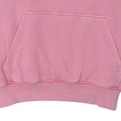 Adidas Women's Pink Pullover Hoodie Size 12 Cotton Casual Sweatshirt