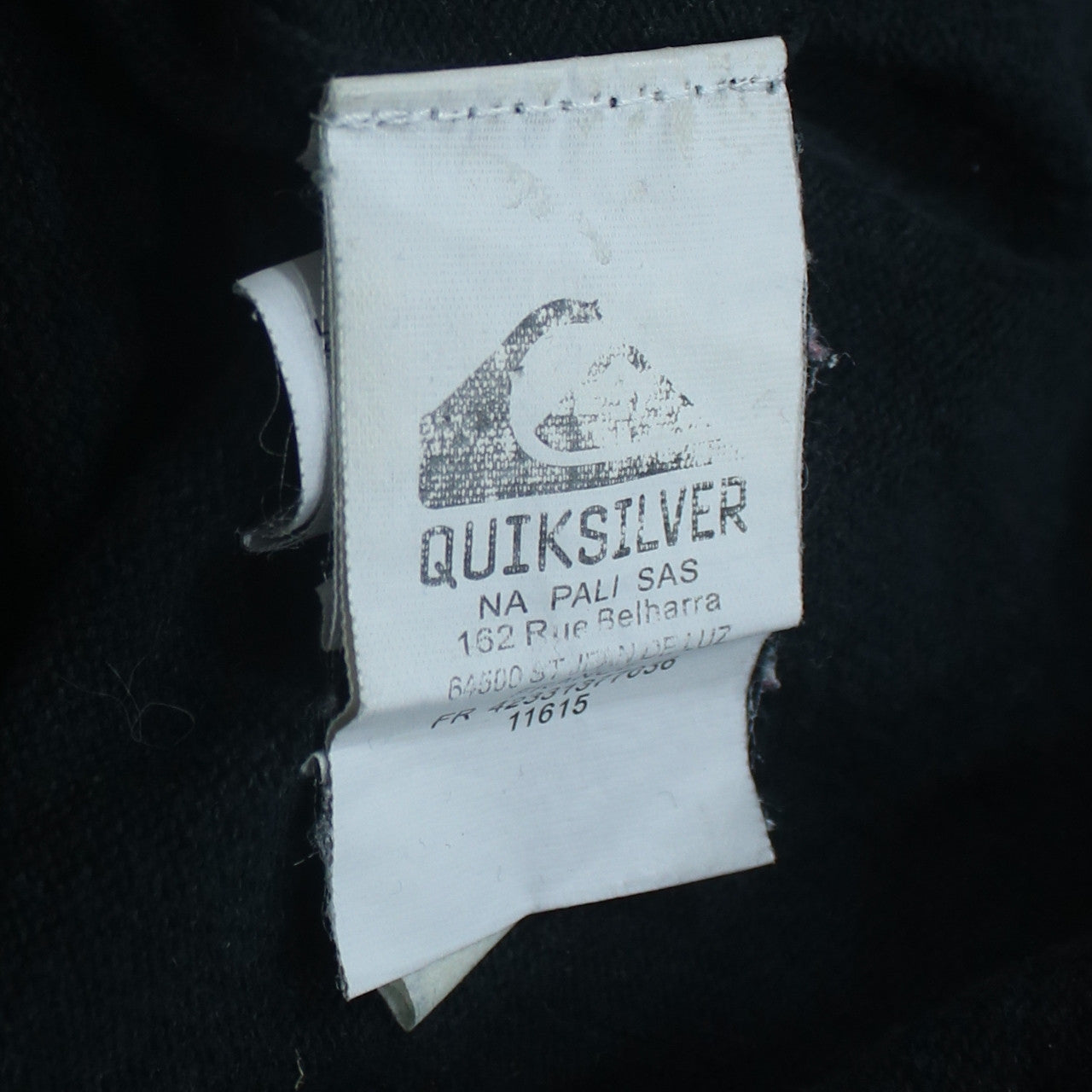 Quiksilver Men's Black V-Neck Knit Sweatshirt Size M