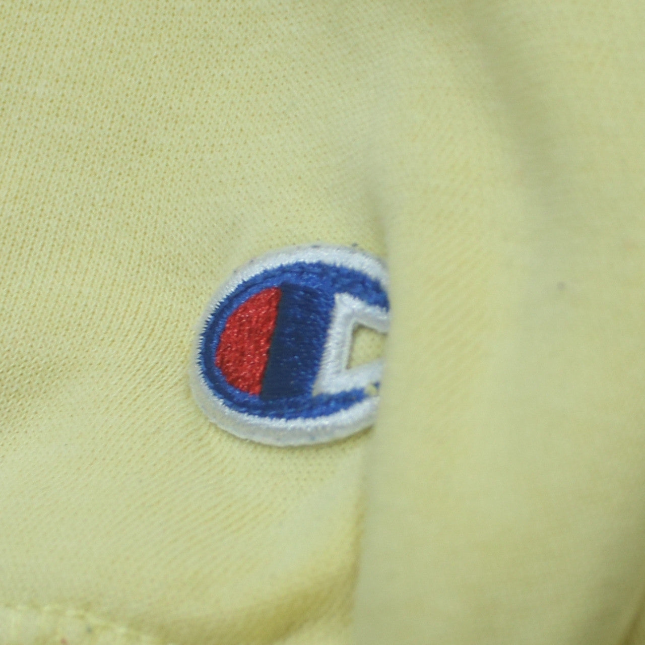 Champion Youth Yellow Hoodie Sweatshirt Womens Size 14 Pullover Cotton