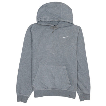 Nike Men's Grey Pullover Hoodie L Regular Fit Fleece Sportswear