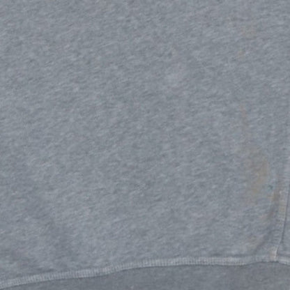 Nike Men's Grey Pullover Hoodie L Regular Fit Fleece Sportswear