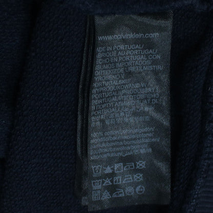 Calvin Klein Jeans Men's Blue Logo Pullover Sweatshirt Size M